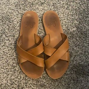 Sseko crossover slide sandals